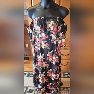 Floral Off-Shoulder Dress